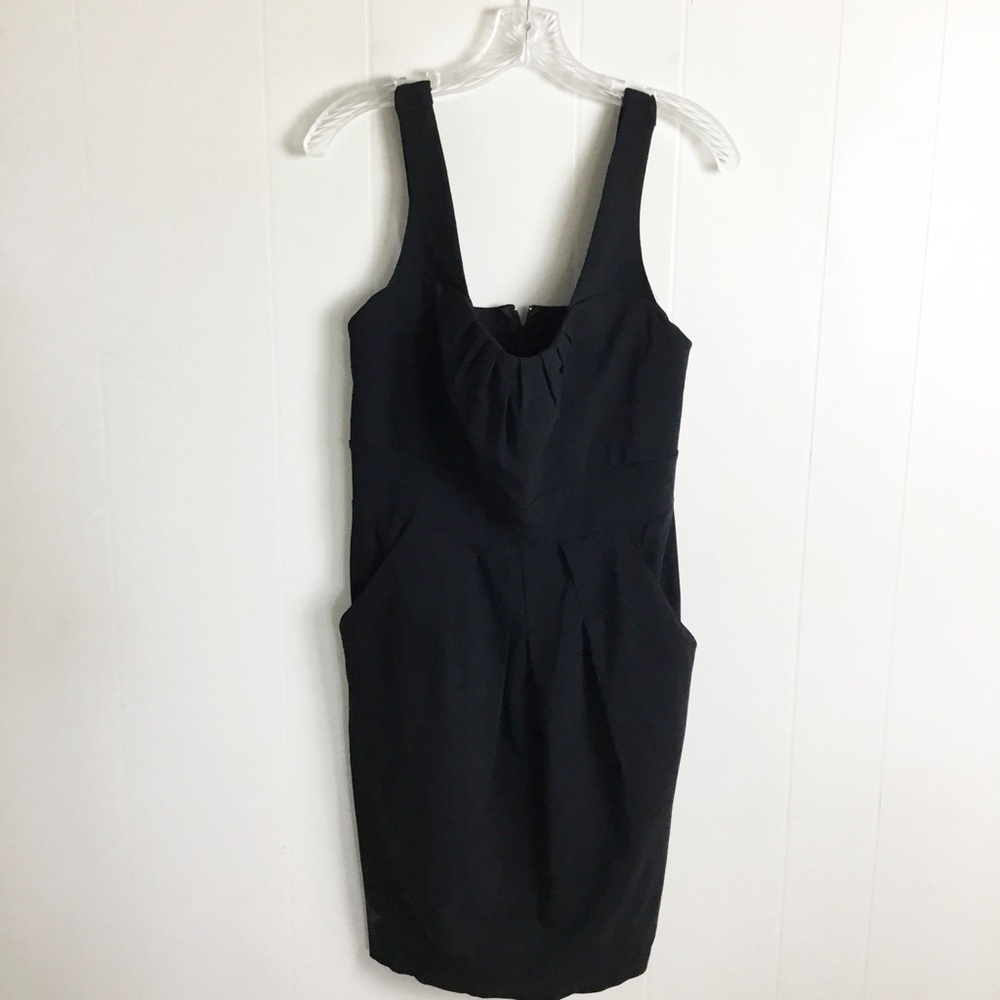 Vintage Torrid Black Pencil Style Dress With Pockets Tank Plus Size 12